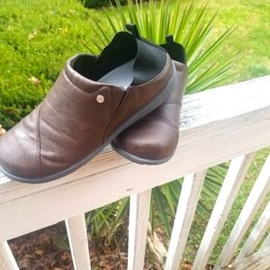 Spenco Orthotic Convertible Slip-ons, Brooklyn, size 10, chocolate